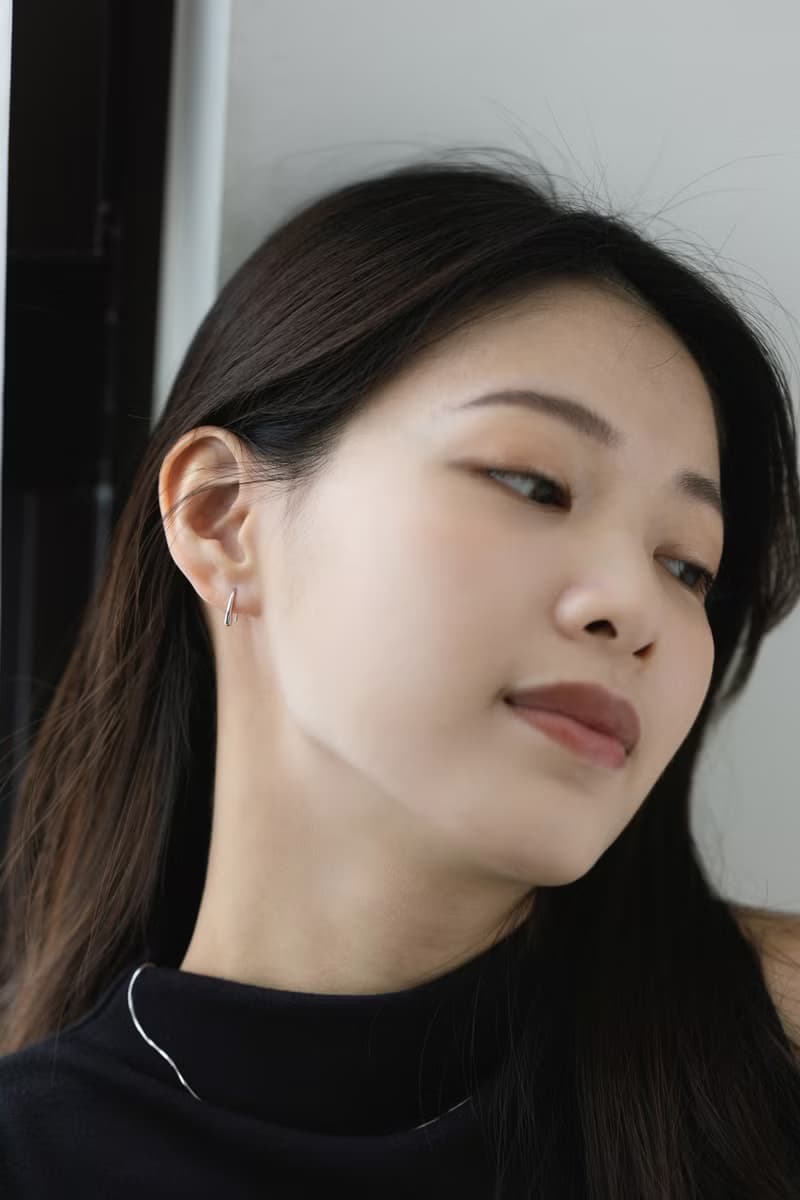 Drip極簡小水滴 925純銀 易扣耳環