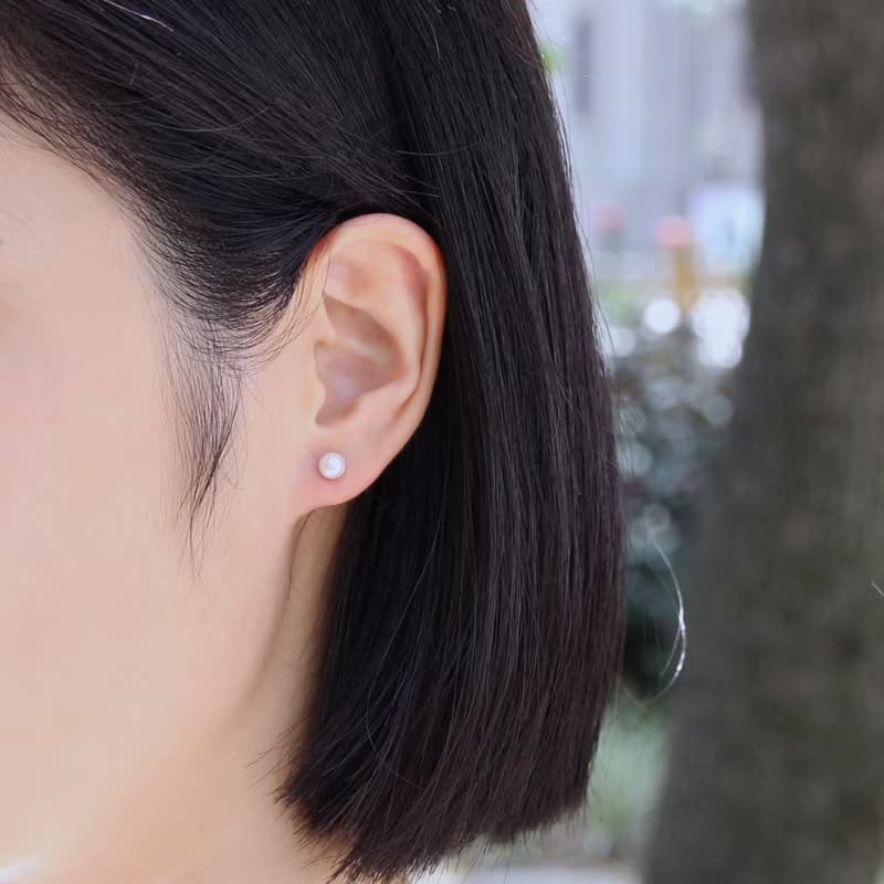 日本Akoya珍珠18K金經典耳環/多尺寸珍珠耳環