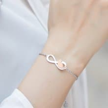 回頭的貓手鍊 - 永恆與貓系列-抗敏醫療鋼