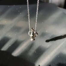 925銀 彎月 寶瓶項鍊