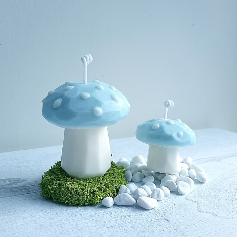 Mushroom 蘑菇 全人手切割 天然大豆香氛蠟燭 | 創意 生日禮物
