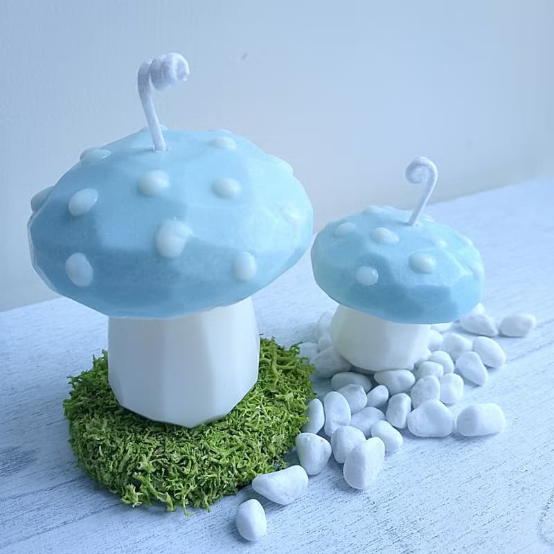 Mushroom 蘑菇 全人手切割 天然大豆香氛蠟燭 | 創意 生日禮物