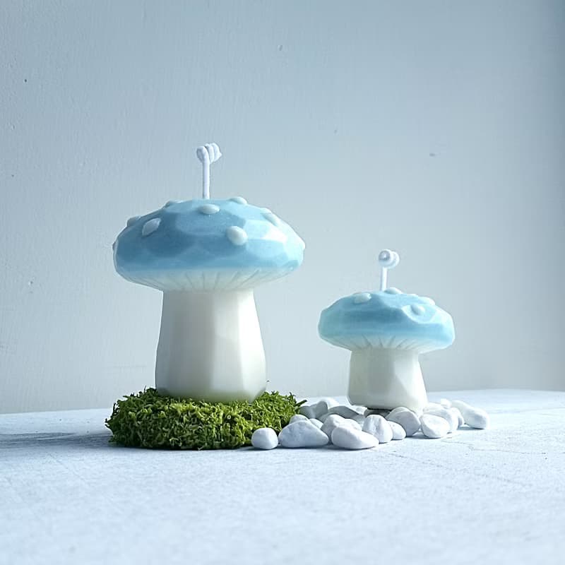Mushroom 蘑菇 全人手切割 天然大豆香氛蠟燭 | 創意 生日禮物