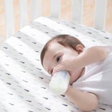 KIDDA純棉嬰兒床床笠60支貢緞柔軟床包床單床上用品床墊套罩床罩