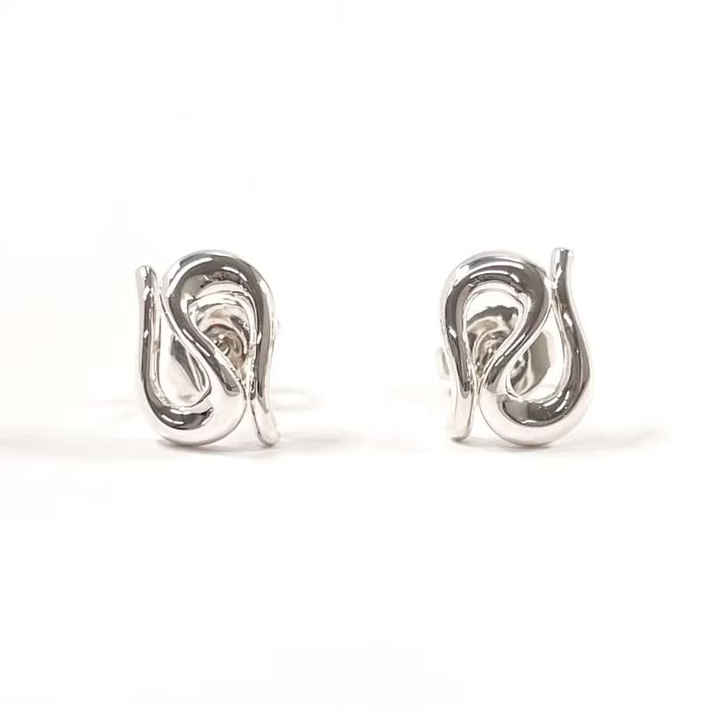【日本直送 中古美品】ティファニー TIFFANY&Co. ピアス オープンウェーブ エルサペレッティ シルバー925 ヴィンテージ