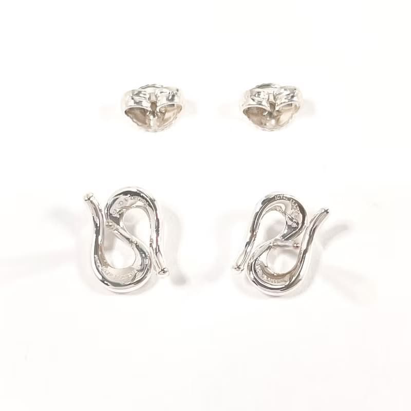【日本直送 中古美品】ティファニー TIFFANY&Co. ピアス オープンウェーブ エルサペレッティ シルバー925 ヴィンテージ