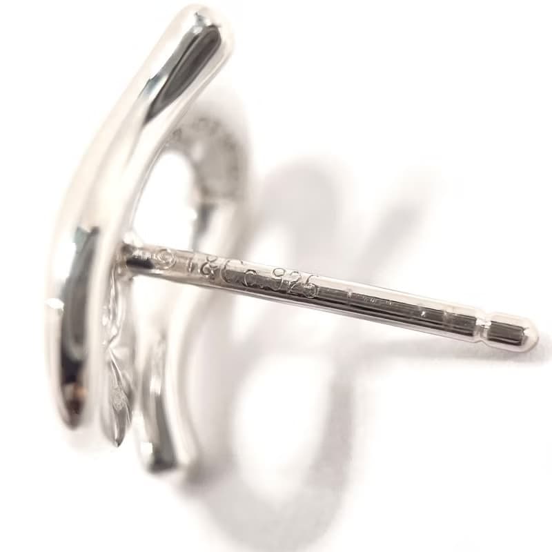 【日本直送 中古美品】ティファニー TIFFANY&Co. ピアス オープンウェーブ エルサペレッティ シルバー925 ヴィンテージ