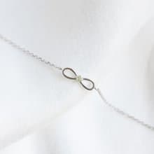 橄欖石925純銀無限設計手鍊