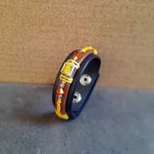 Yellow Cubic Zirconia Diamond Bracelet, Silver 925 Bangle, Unique Woman Gift