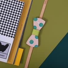 NoMatch不合設計牛皮手工波點芭蕾舞swing禮服復古領結bowtie