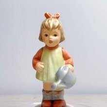 德國頂級瓷偶Hummel收藏中古手工手繪喜姆娃娃小尺寸/一等品