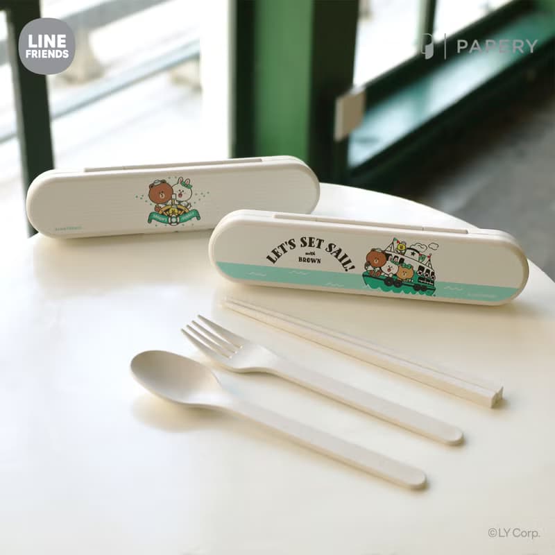 環保餐具套裝B LINE FRIENDS HK SUMMER CHILL LET'S SET SAIL
