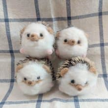 羊毛氈 動物 寵物 刺蝟 小物 禮物 紀念