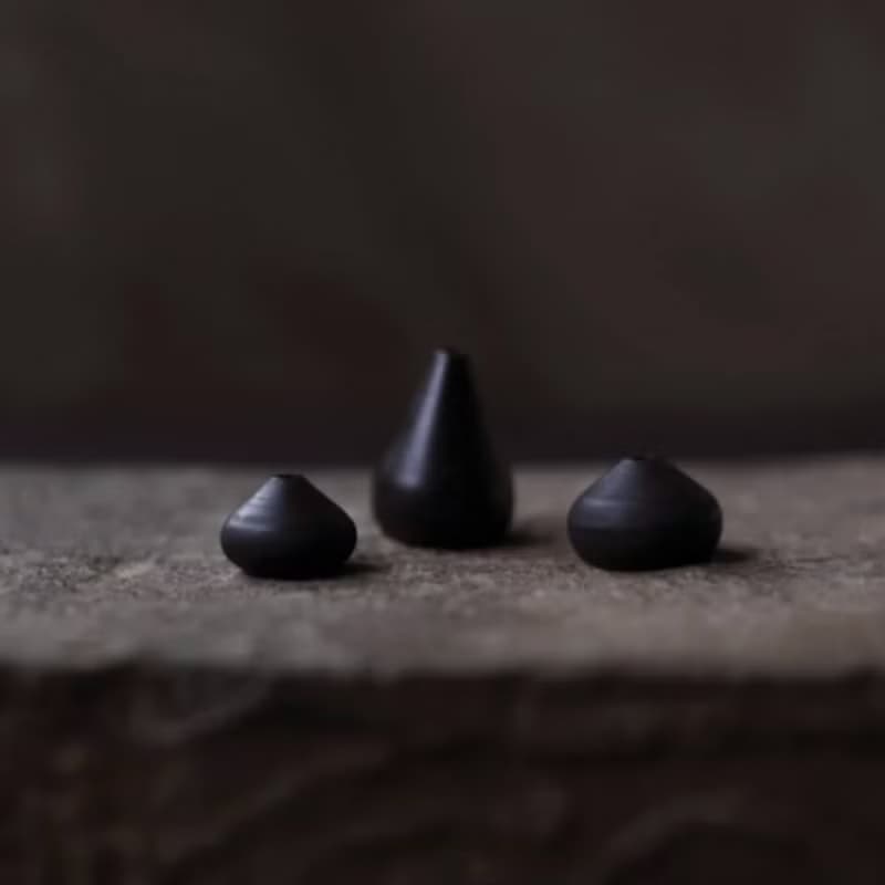 純銅手工上色煤球香插,香托,香爐,熏香,線香香具,藏香插, 禮物