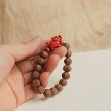 壹染指香品+硃砂 | 龍龜 香珠手串 | 天然帝王硃砂