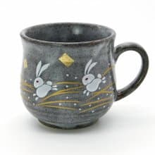 九谷燒-馬克杯 玉兔