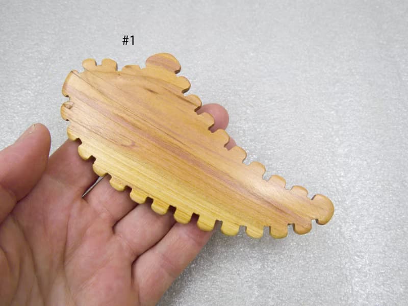 Gua Sha Massage Wooden Tool, Small Scraper with Teeth, Wooden Massage