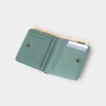 pinsel mini wallet : blue grey