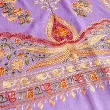 喀什米爾Cashmere/羊絨圍巾/純羊毛圍巾披巾/戒指絨披肩-刺繡花朵