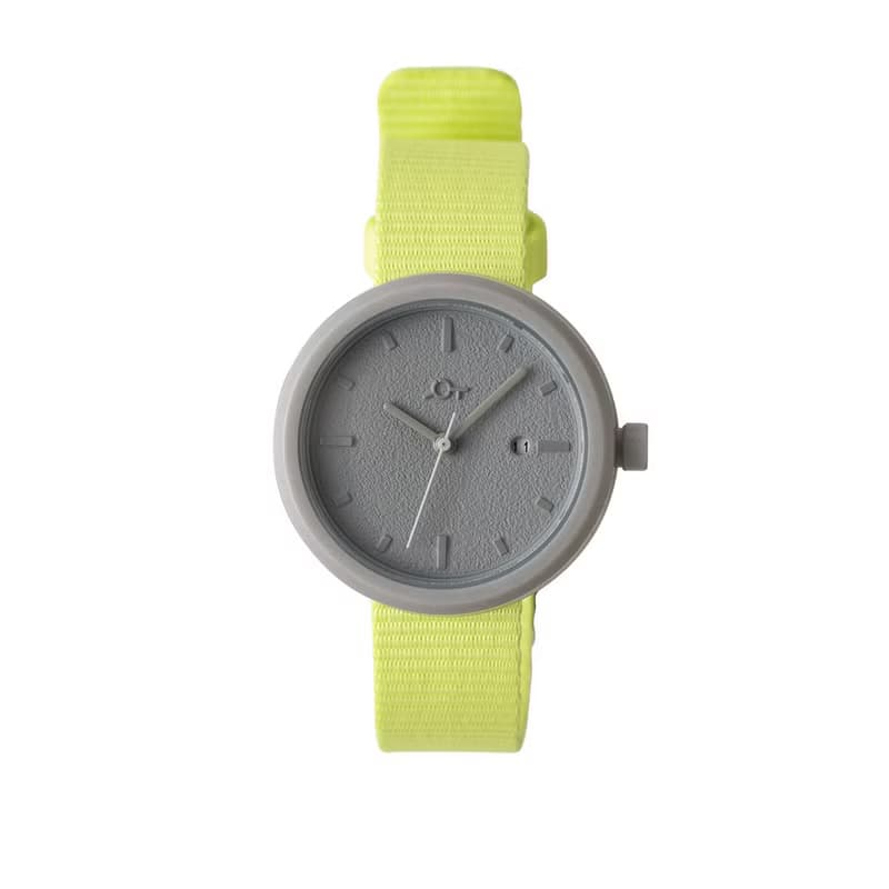 日本 YOT WATCH 32mm手錶 / 螢光黃綠