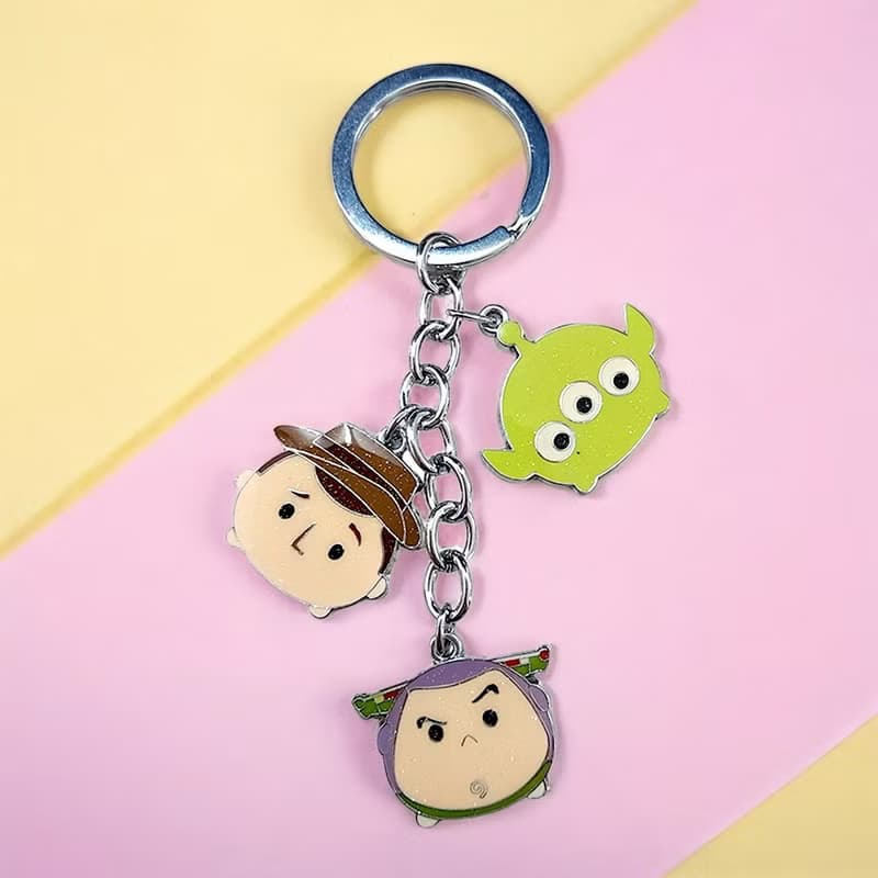 【串在一起】迪士尼 Disney 串串鐵片鑰匙圈 可愛鑰匙圈 吊飾