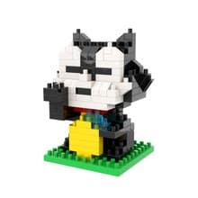 Archbrick 1919 初版菲力貓 Felix The Cat 招財貓 積木Nanoblock