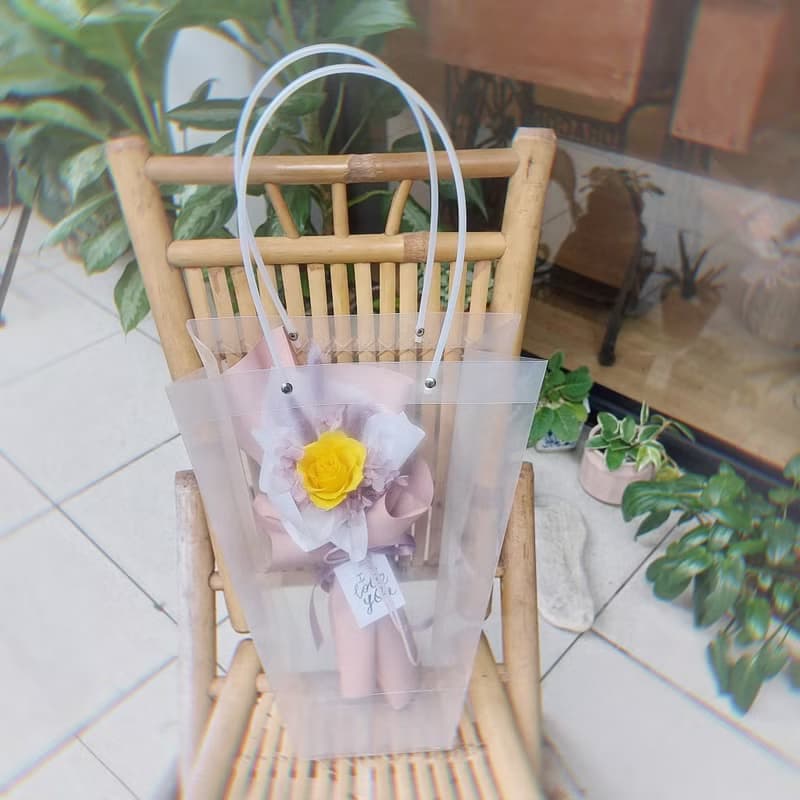 小資款永生花束 母親節花束 情人節花束  FS006多色單玫瑰花