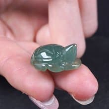 【吉祥‧長壽】冰綠飄花翡翠烏龜吊飾 | 天然緬甸玉翡翠A貨 |送禮
