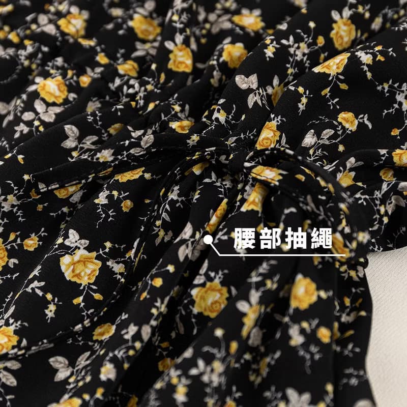 【MEDUSA】假兩件式小碎花洋裝(M-L) | 休閒洋裝 碎花洋裝