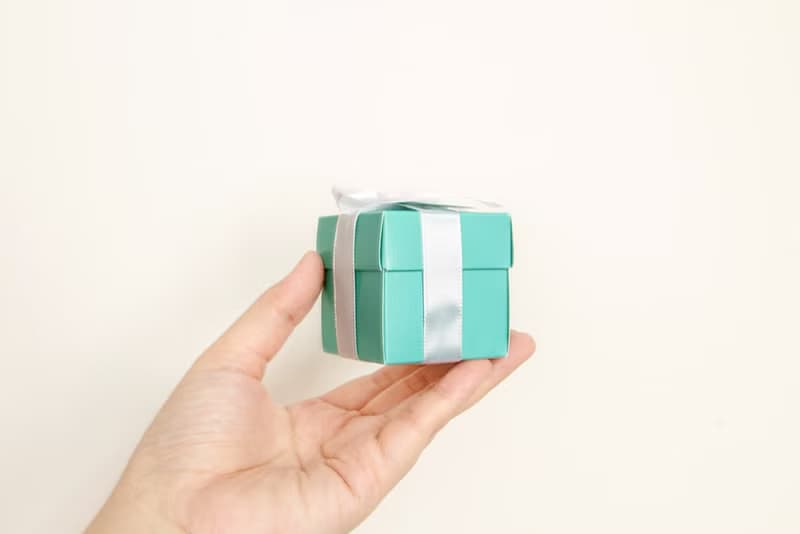 Tiffany盒仙人掌擴香石風口夾 婚禮小物 生日禮物 情人節 禮物