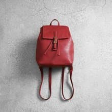 Coach 古董後背包 / 皮革包、二手精品古董、古董皮包、古董小包