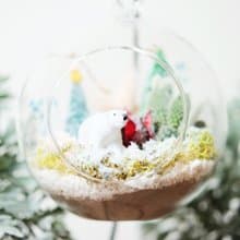 Christmas Dream 聖誕小行星-多肉乾燥花玻璃球DIY材料包