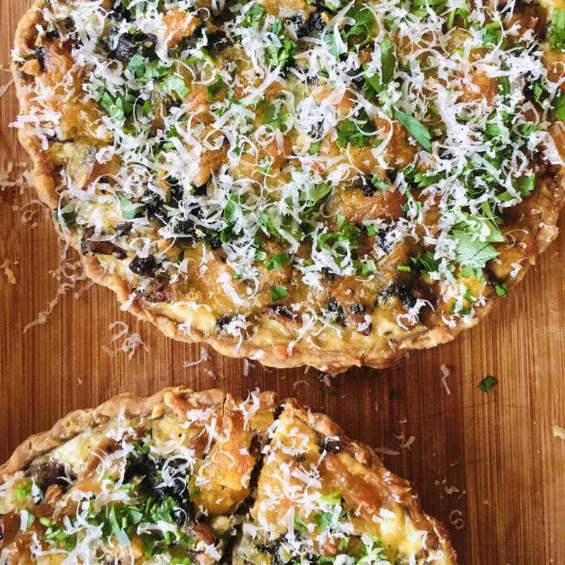 十吋 Truffle Mushroom Quiche 松露菌菇鹹派