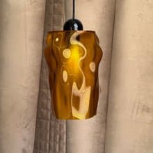 Wavy 3D Printed  Pendant Lamp | LED ONLY