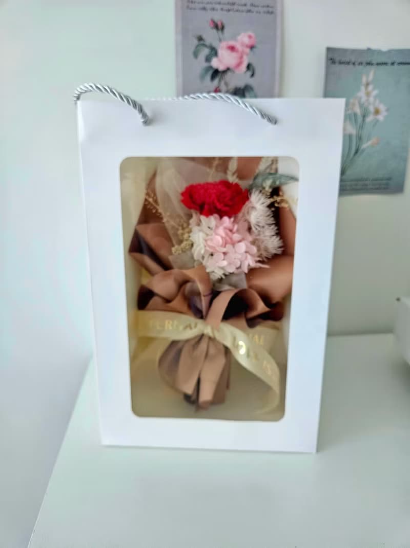 永生康乃馨花束 母親節花束 永生花 康乃馨