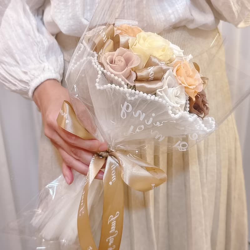 香檳色告白求婚花束 / 情人節花束
