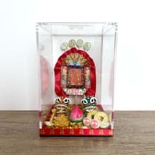 迷你花牌擺設(生日醒獅款) - 現貨