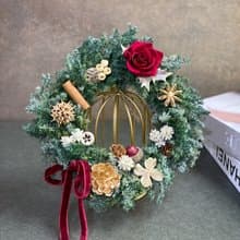 手綁不凋雪松聖誕花圈 耶誕樹  聖誕節禮物 交換禮物 耶誕花圈