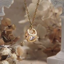 【清貨特價優惠】簡約立方鋯石項鍊 | 暑假禮物 生日禮物 首飾