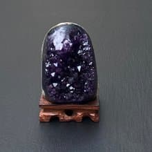 天然原礦頂級帝王紫 紫晶鎮 紫晶簇 紫水晶 開運財運水晶消磁手鍊