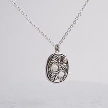 [A] Initial pendant [P040SV]