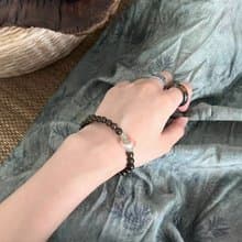烏木金絲楠新中式手作和田玉清冷系列 6公釐珠