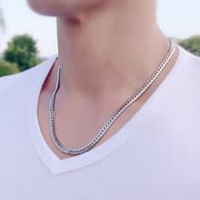 純鈦男性項鍊 型男蛇紋 (粗版)  (抗敏/永不變質)