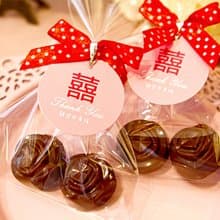 濃情玫瑰巧克力(二入)喜糖包 婚禮小物 二次進場 擺桌禮 送客喜糖