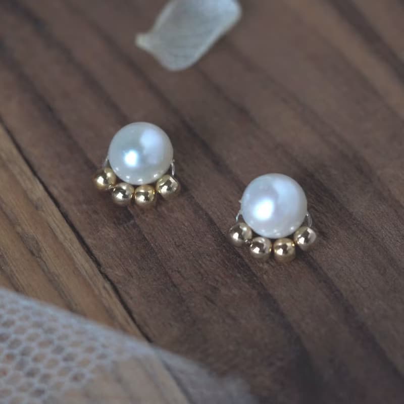淡水パールのピアス/イヤリング | 品質AA+ | 選べる金具