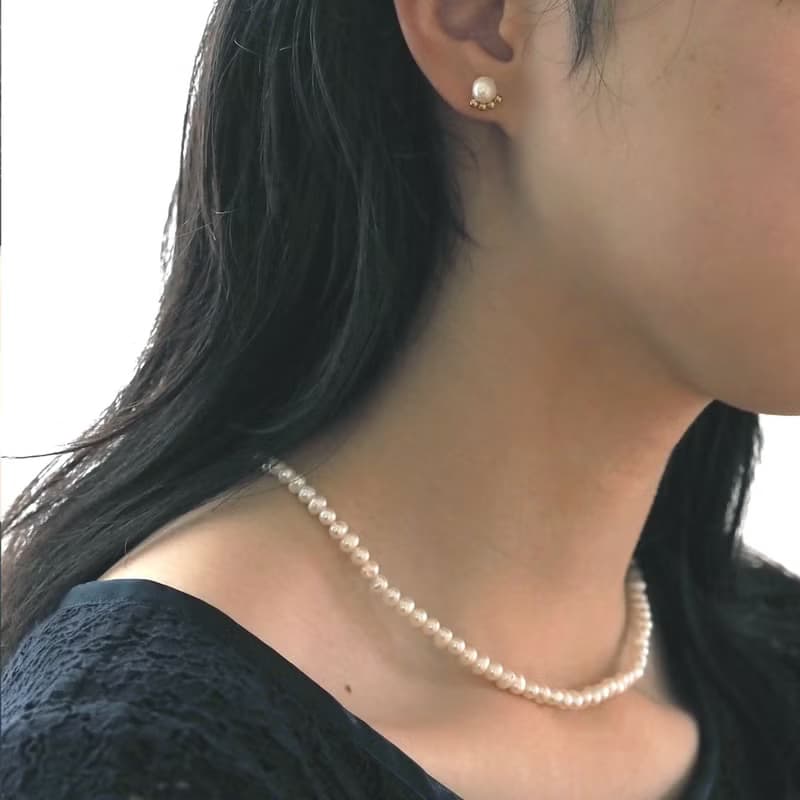 淡水パールのピアス/イヤリング | 品質AA+ | 選べる金具