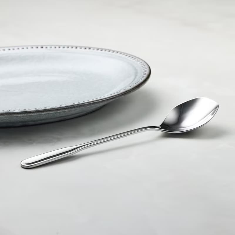 日本山崎金屬 - 賢人系列 - 不鏽鋼六邊湯匙 - 雙手 (182 mm)