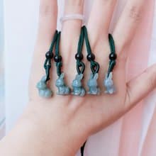 【親翠】天然翡翠 冰深睛色可愛小兔兔項鍊 | 生肖兔 | 經典回歸