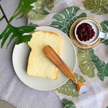 Wooden whale spreader / teakwood / cutlery / butter jam knife / 1 pc