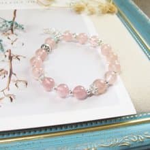 摩根石 馬達加斯加粉晶 天河石 925銀【翩舞】開發心輪 好人緣